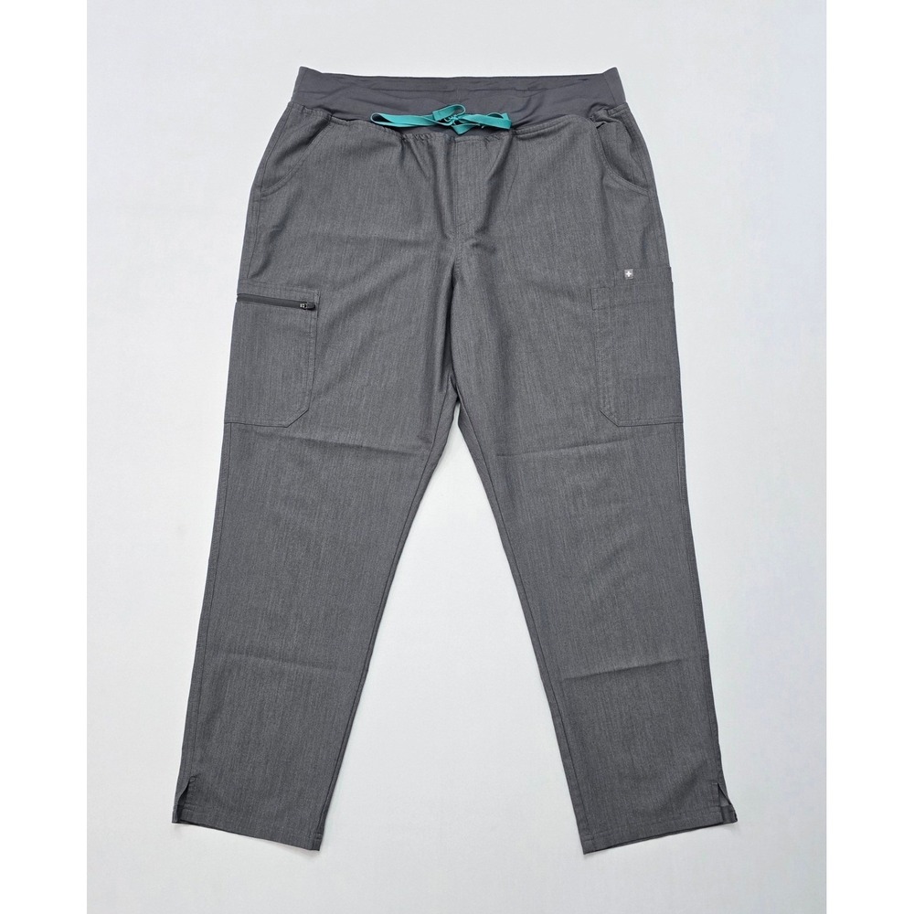 FIGS Technical Collection Heather Charcoal Gray Scrub Pants XXL W22SW2013